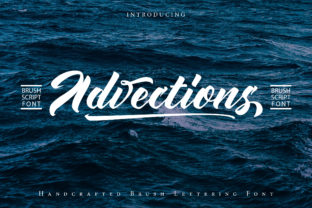 Advectionz: A Playful and Modern Script Font for Creative Projects
