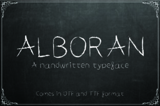 Alboran: A Handwritten Font for Authentic Design