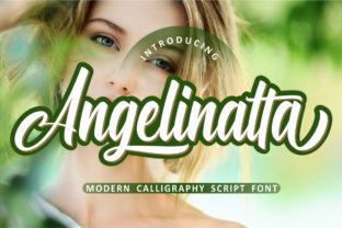 Angelinatta: A Playful Handwritten Font for Editorial Design