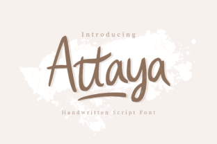 Attaya: The Perfect Script Font for Creative Makers