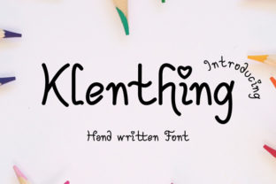 Bring Charm to Your Handmade Creations with Klenthing Font