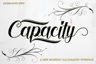 Capacity: A Stylish Calligraphy Font for Engaging Campaigns