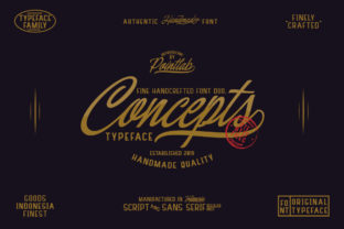 Concepts: A Handmade Script Font for Engaging Web Design
