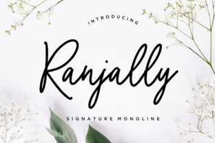 Elevate Your Brand with Ranjally: A Premium Script Font