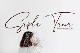 Elevate Your Brand with Sapda Tama: A Beautiful Script Font