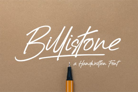 Enhance Your Brand with Billistone: A Modern Handwritten Font