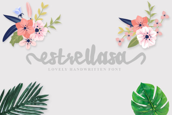 Estrellasa: A Modern Script Font for Crafters