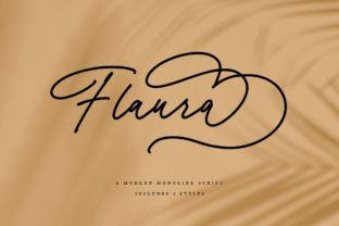 Flaura: A Feminine Script Font for Editorial Charm