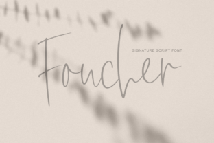 Foucher: A Script Font for Modern and Personal Design