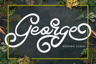 George: A Playful Calligraphy Font for Web Design