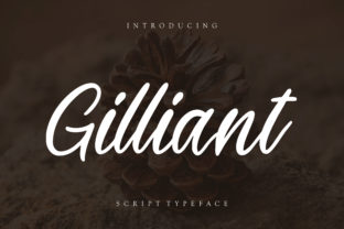 Gilliant: A Timeless Script Font for Elegant Editorial Design