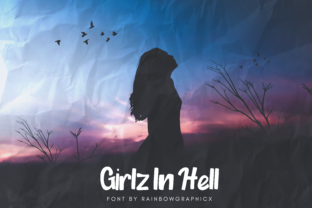 Girlz in Hell: A Unique Script Font for Eye-Catching Campaigns