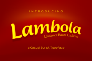 Lambola: A Playful Handwritten Font for Creative Branding