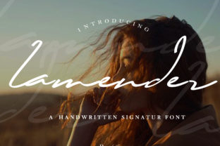 Lamender: A Sophisticated Handwritten Font for Editorial Design