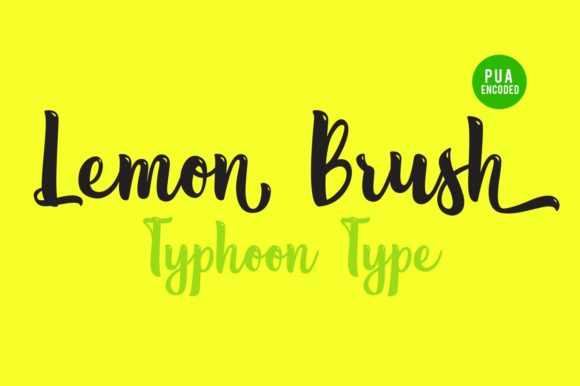 Lemon Brush: A Modern Handwritten Font for Creative Branding