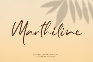 Marthiline: A Charming Handwritten Font for Editorial Design