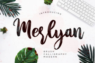 Merlyan: A Hand-Brushed Font for Elegant Branding