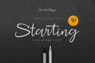 Starting: A Modern Script Font for Engaging Campaigns