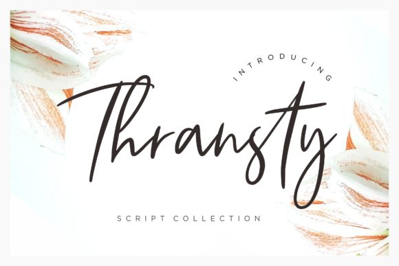 Thransty: A Handwritten Font for Engaging Editorial Design