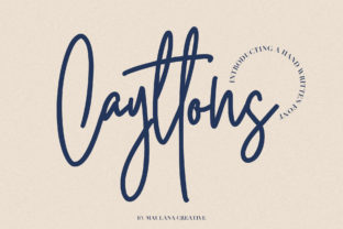 Transform Your Brand with Cayttons: A Versatile Script Font