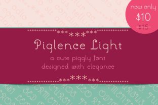 Transform Your Brand with Piglence Light Font